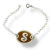 Bracelet Mandile 1922 Woman Cammei  in Silver Conchiglia 2MBRCLS